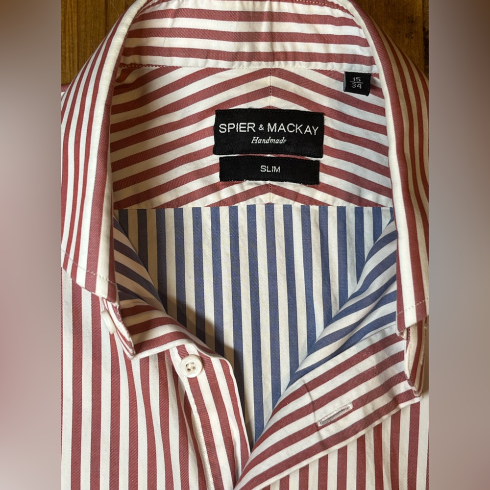 Unique S&M red stripe shirt